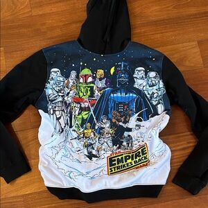 Empire Strikes Back Comic Book Hoodie